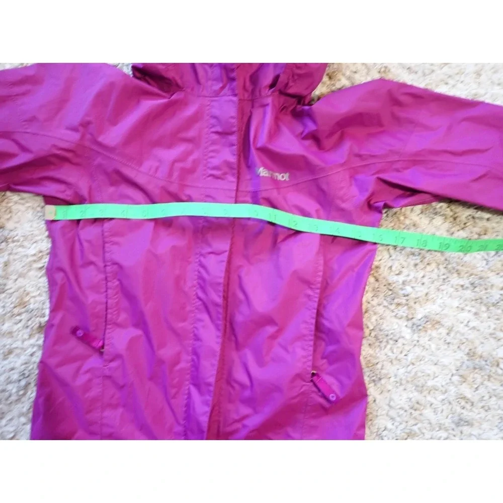Marmot Rain Jacket‎ Girls Small Purple Good Hooded Waterproof PreCip Shell